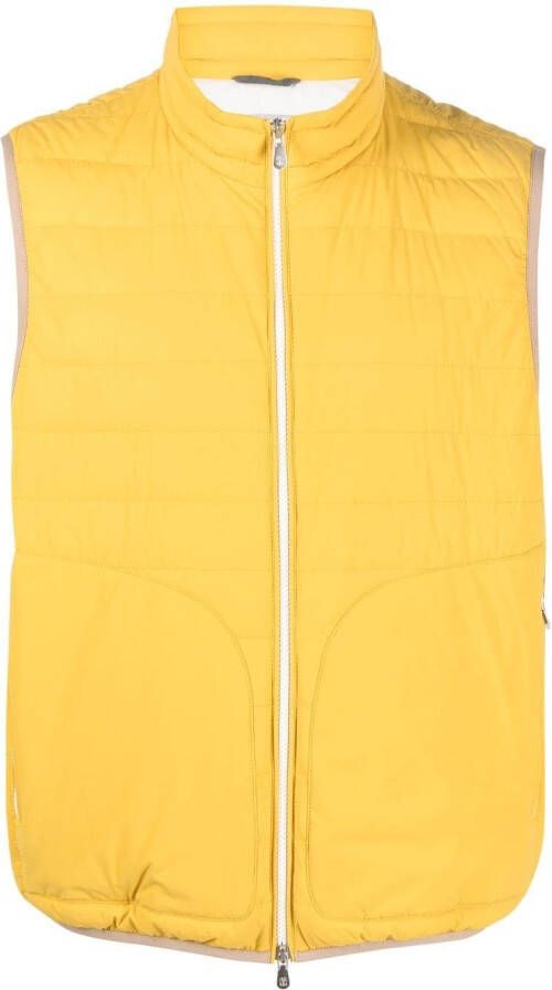 Brunello Cucinelli Bodywarmer Geel