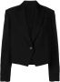 Brunello Cucinelli Geweven blazer Zwart - Thumbnail 1