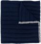 Brunello Cucinelli Breed geribde sjaal Blauw - Thumbnail 1