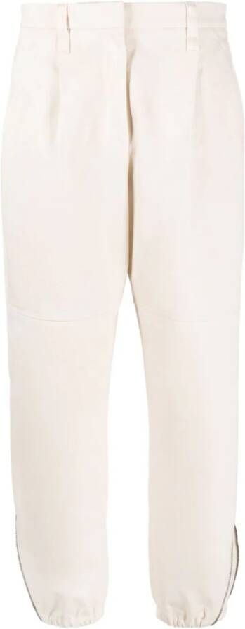 Brunello Cucinelli Broek met ballonpijpen Beige