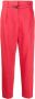 Brunello Cucinelli Broek met paperbag taille Rood - Thumbnail 1