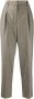 Brunello Cucinelli Broek met pied-de-poule print Bruin - Thumbnail 1