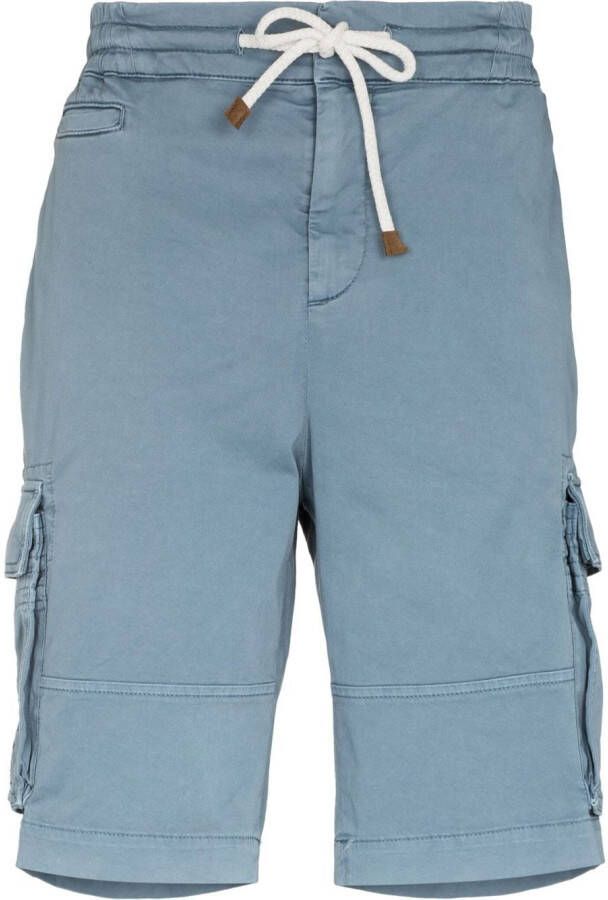 Brunello Cucinelli Cargo shorts Blauw