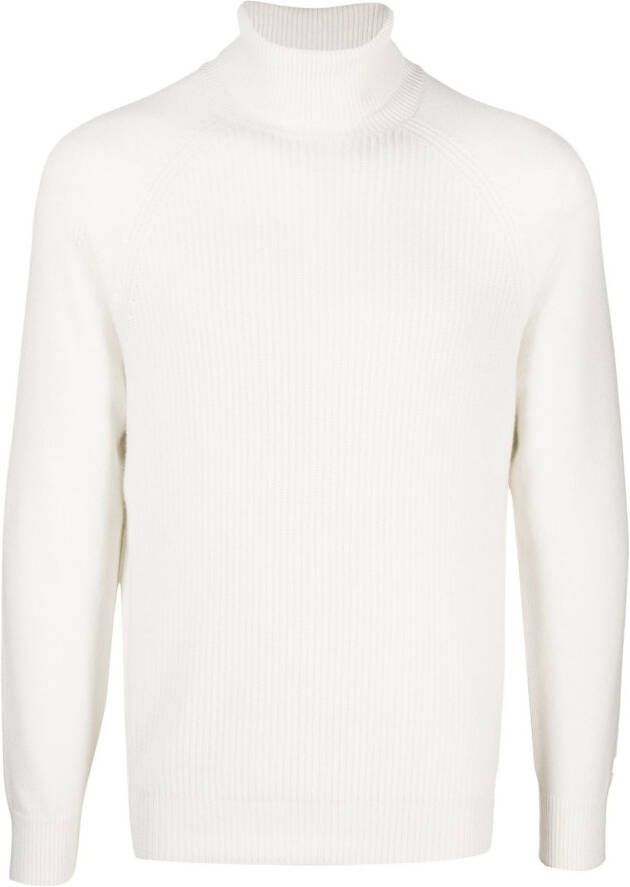 Brunello Cucinelli Kasjmier coltrui Wit