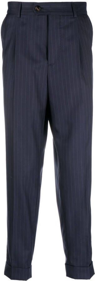 Brunello Cucinelli Wollen broek Blauw