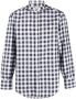 Brunello Cucinelli Geruit overhemd Blauw - Thumbnail 1