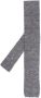 Brunello Cucinelli Grofgebreide stropdas Grijs - Thumbnail 1