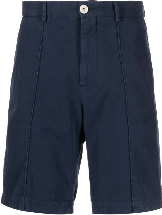 Brunello Cucinelli Katoenen bermuda shorts Blauw