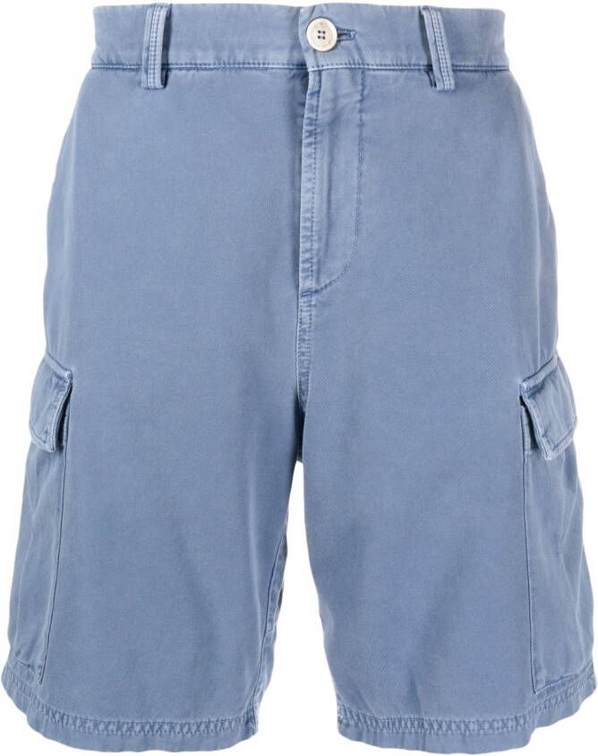 Brunello Cucinelli Cargo shorts Blauw