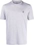 Brunello Cucinelli T-shirt met ronde hals Grijs - Thumbnail 1