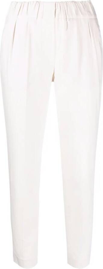Brunello Cucinelli Cropped broek Beige
