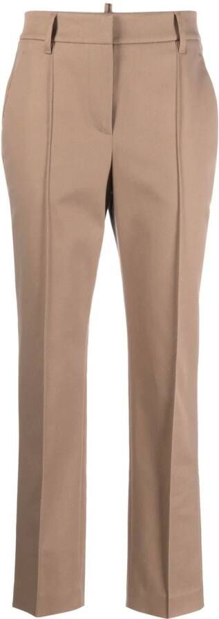Brunello Cucinelli Cropped broek Beige