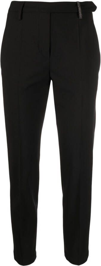 Brunello Cucinelli Cropped broek Zwart