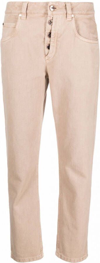 Brunello Cucinelli Cropped chino Beige