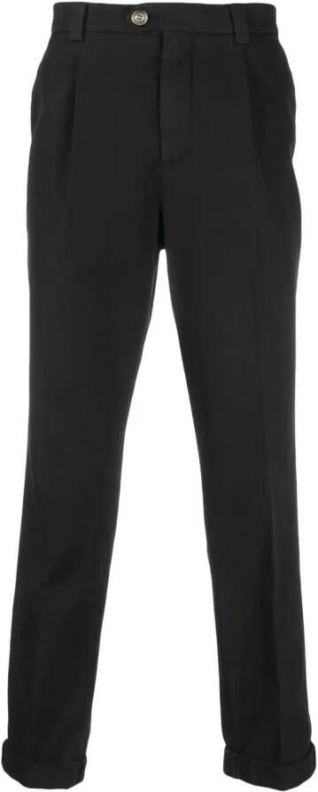 Brunello Cucinelli Cropped broek Zwart