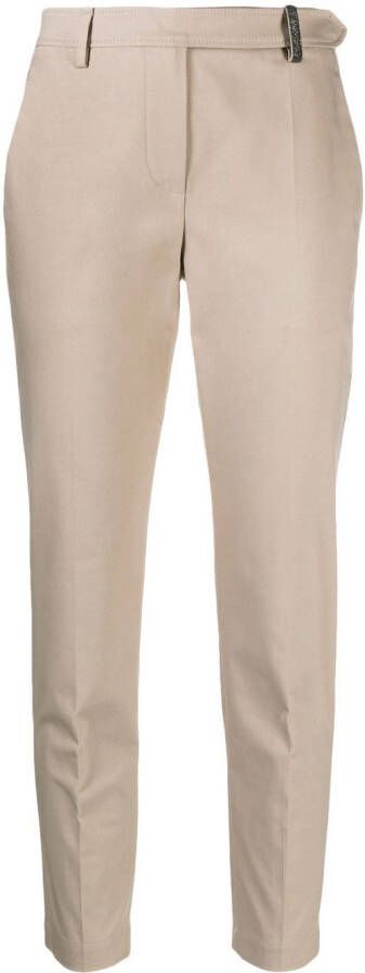 Brunello Cucinelli Cropped broek Beige