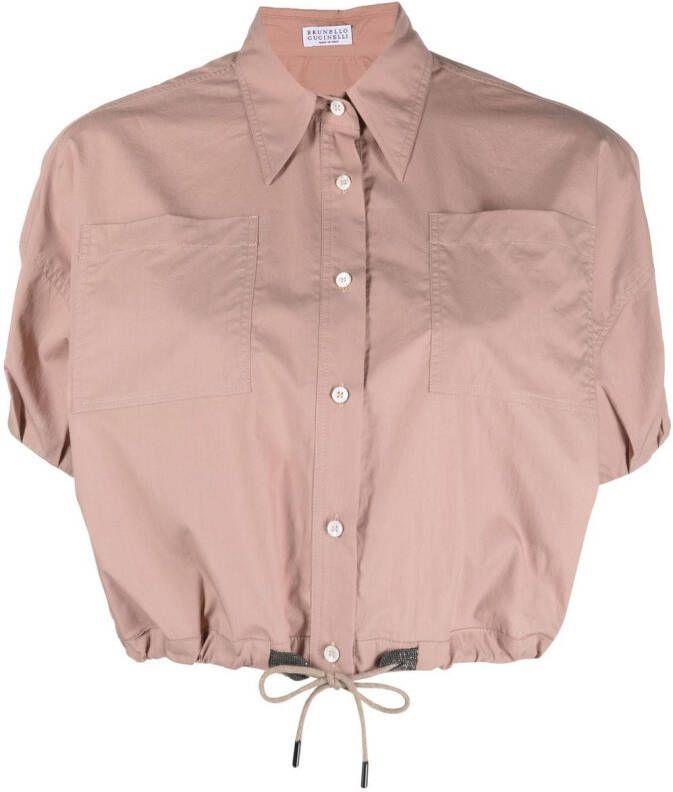 Brunello Cucinelli Cropped top Roze