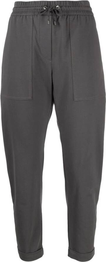 Brunello Cucinelli Cropped trainingsbroek Grijs