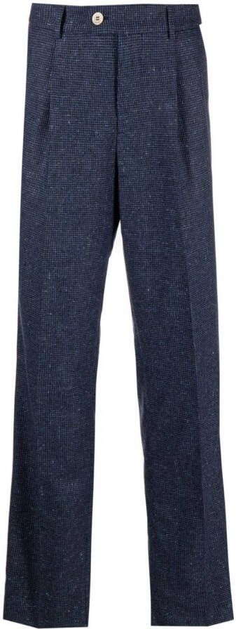 Brunello Cucinelli Wollen pantalon Blauw