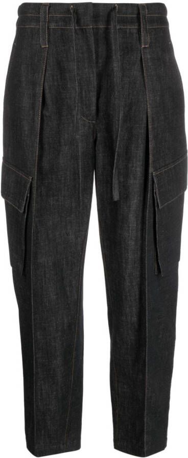 Brunello Cucinelli Denim broek Zwart