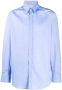 Brunello Cucinelli Effen overhemd Blauw - Thumbnail 1