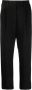 Brunello Cucinelli elasticated-waist slouchy trousers Zwart - Thumbnail 1