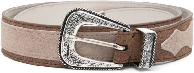 Brunello Cucinelli Leren riem Bruin