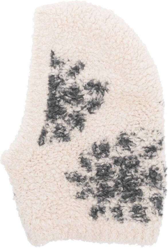 Brunello Cucinelli Hoed met imitatie lamswol Beige