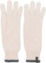 Brunello Cucinelli Kasjmier handschoenen Beige - Thumbnail 1