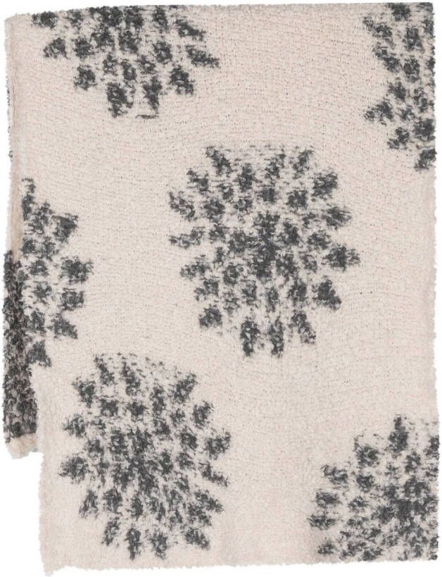 Brunello Cucinelli Sjaal met bloemenprint Beige