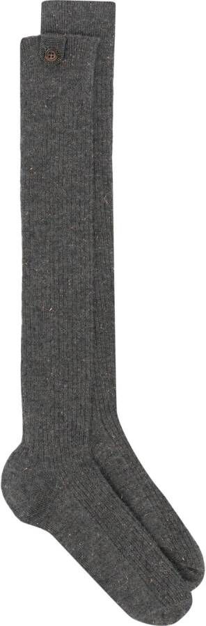 Brunello Cucinelli Gebreide sokken Grijs