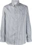 Brunello Cucinelli Geruit overhemd Groen - Thumbnail 1