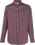 Brunello Cucinelli Geruit overhemd Paars - Thumbnail 1
