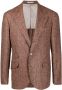 Brunello Cucinelli Geruite blazer Oranje - Thumbnail 1