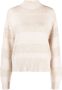 Brunello Cucinelli Gestreepte coltrui Beige - Thumbnail 1