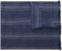 Brunello Cucinelli Gestreepte sjaal Blauw - Thumbnail 1