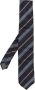 Brunello Cucinelli Gestreepte stropdas Blauw - Thumbnail 1
