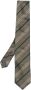 Brunello Cucinelli Gestreepte stropdas Groen - Thumbnail 1