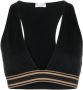 Brunello Cucinelli Gestreepte top Zwart - Thumbnail 1