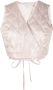 Brunello Cucinelli Gewatteerd wikkelvest Beige - Thumbnail 1