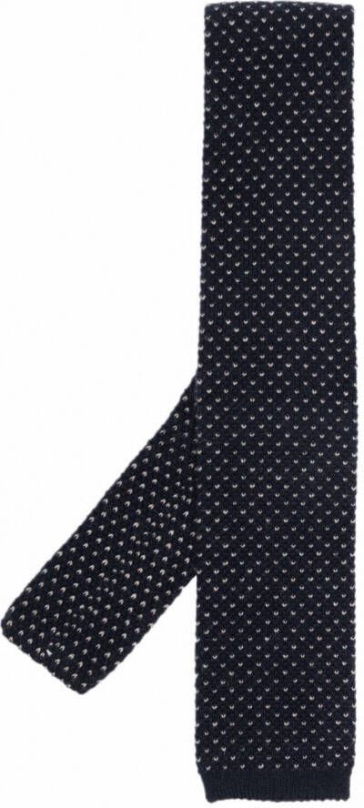 Brunello Cucinelli Geweven stropdas Blauw