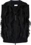 Brunello Cucinelli Gilet met franje Zwart - Thumbnail 1