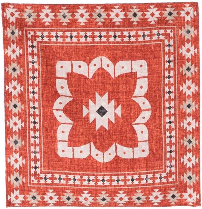 Brunello Cucinelli Pochet met print Oranje