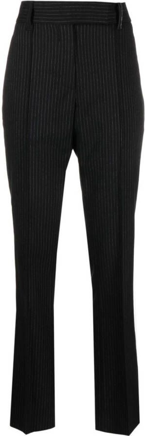 Brunello Cucinelli High waist pantalon Zwart
