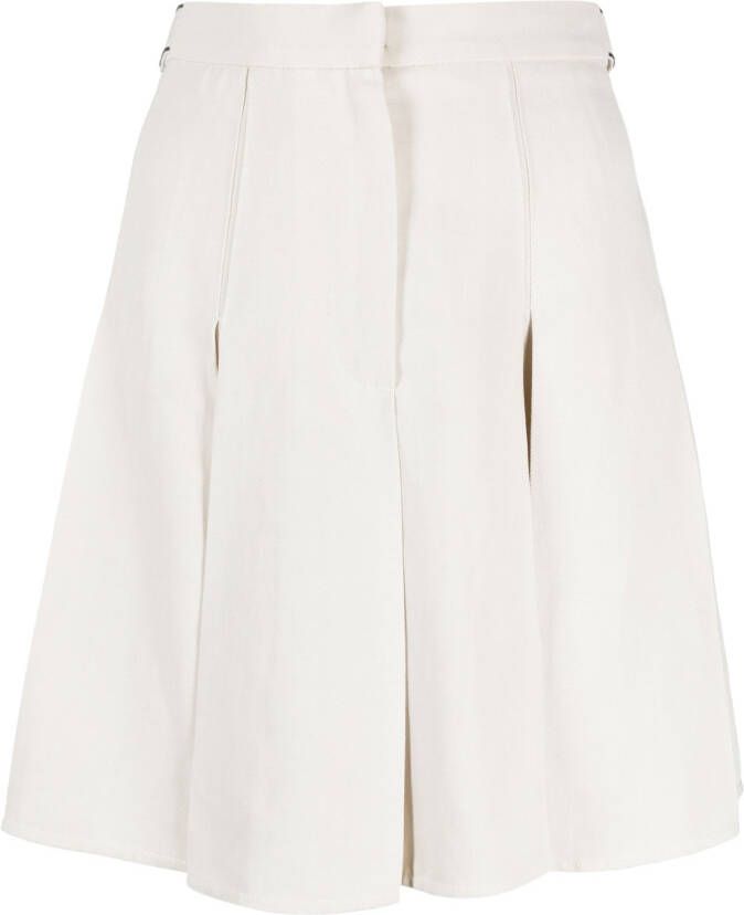 Brunello Cucinelli Rok met A-lijn Beige