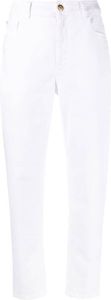 Brunello Cucinelli high-waisted tapered jeans Wit