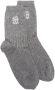 Brunello Cucinelli Intarsia sokken Grijs - Thumbnail 1