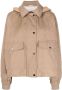 Brunello Cucinelli Jack met capuchon Beige - Thumbnail 1
