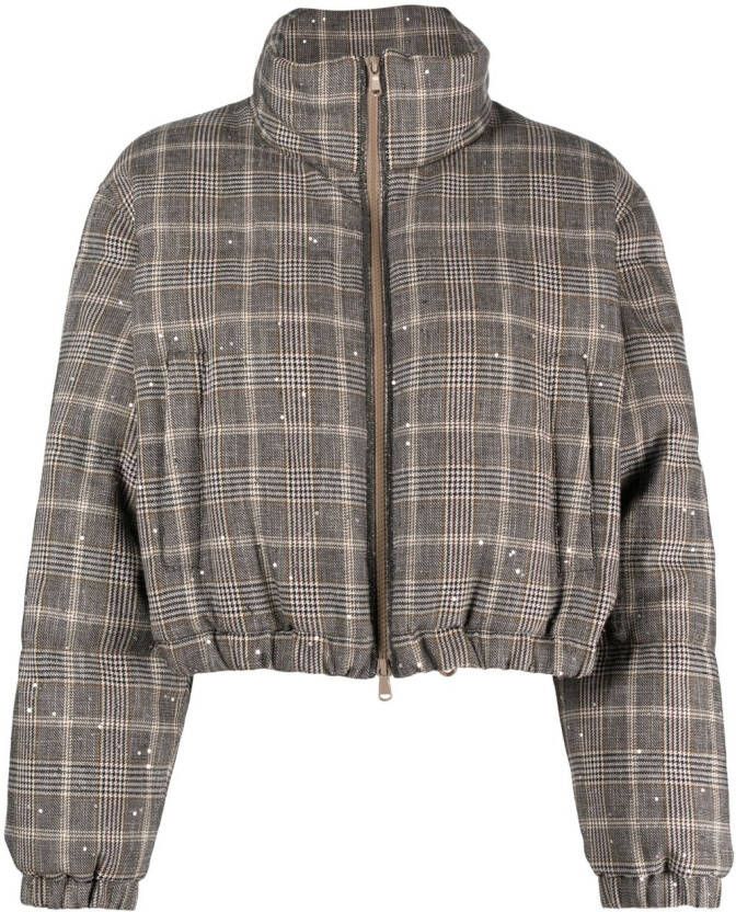 Brunello Cucinelli Jack met capuchon Beige