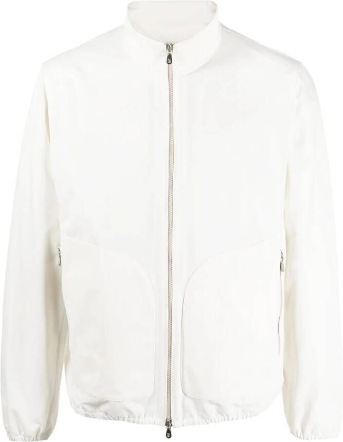Brunello Cucinelli Jack met trechterhals Wit